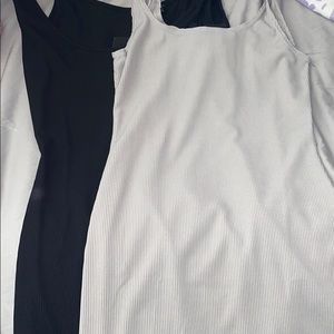 Two pack pretty little thing dresses.